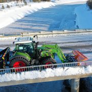 snow removal on the bridge, basic plough